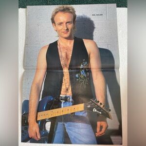 Def Leppard Phil Collen pinup